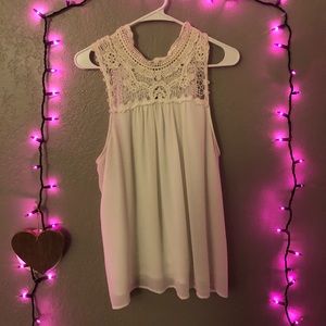 White Lace Tank too